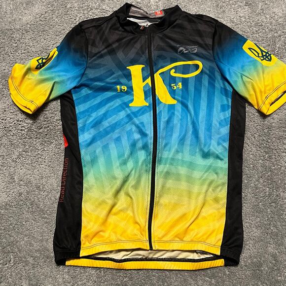 Podiumwear Cycle Jersey Shirt Mens Small Performance Cycling Pocket - Picture 1 of 5